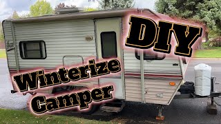 How To Winterize An Old Travel Trailer.