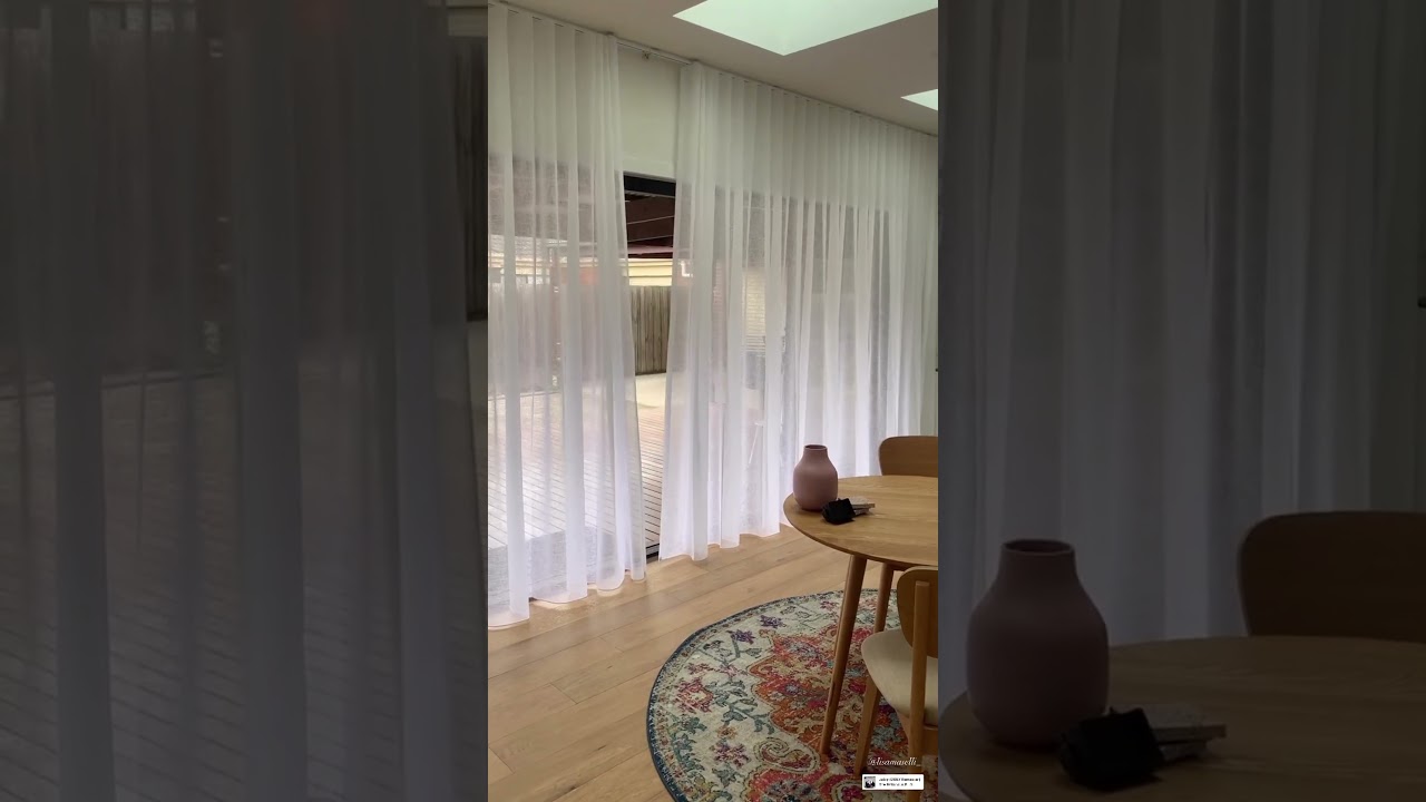 Tuya Touch Smart Motorized Curtains for Airbnbs