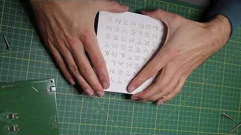 Making of Haptic Wordclock