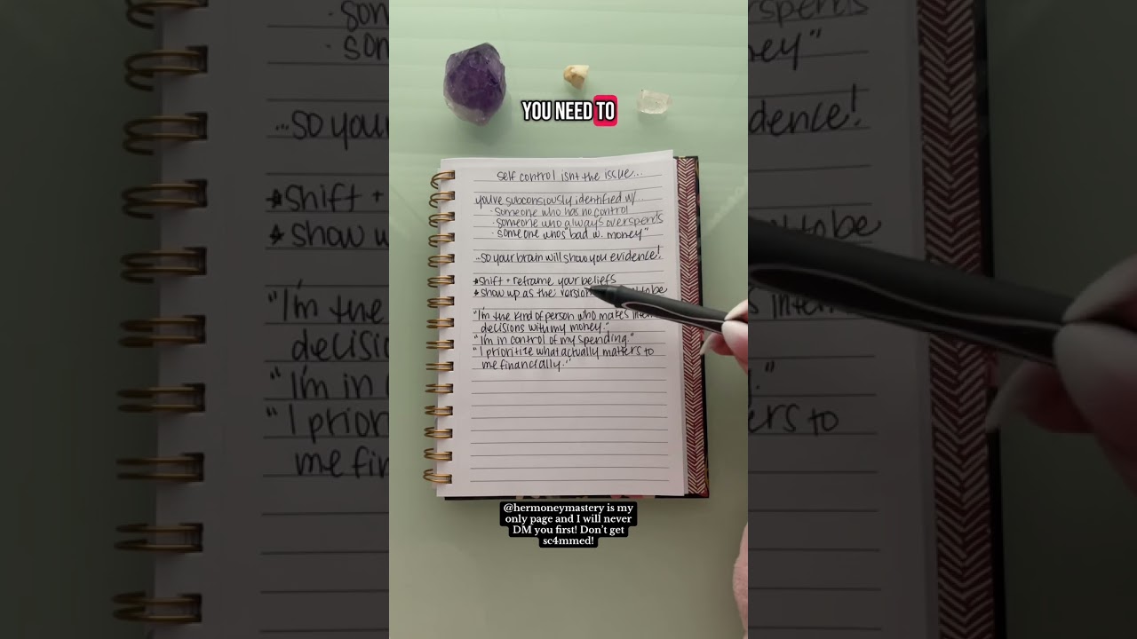 You don’t have a self-control problem, you have a self-identity problem