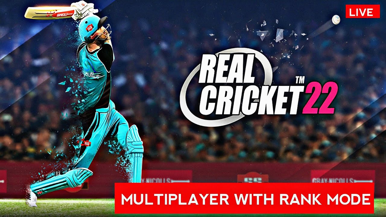 Real cricket 22 multiplayer Live stream with friends