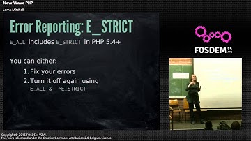 FOSDEM 2015 - Developer Room - Php And Friends - Newwaveph