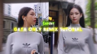 KARINA GATA ONLY REMIX EDIT TUTORIAL [CAPCUT]