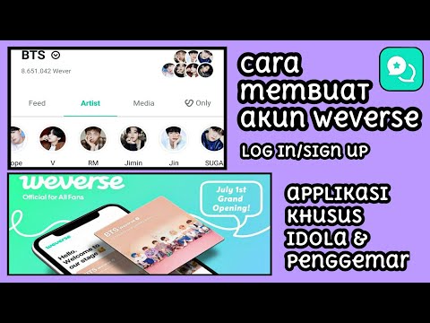 CARA MEMBUAT AKUN WEVERSE BTS | CARA LOG IN/ SIGN UP