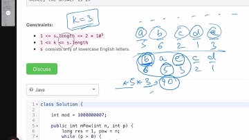 Leetcode BiWeekly contest 112 - Hard - Count K-Subsequences of a String With Maximum Beauty