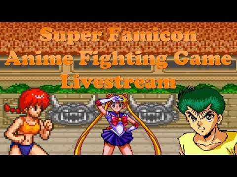 Super Famicom Anime Fighting Games RANMA AND SAILOR MOON