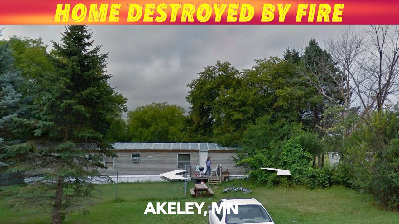 Fire Destroys Home In Akeley, Minnesota YouTube