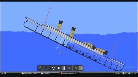 Titanic sinking simulation