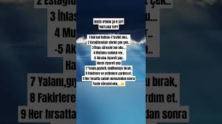 Receb Ayinda Su 9 Seyi̇mutlaka Yap...