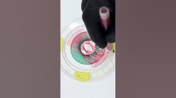 Satisfying ASMR Spiral Audio & Visuals! #art #asmr #spirograph #shorts #2025 #usa