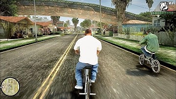 GTA SA Classic The Real Remaster | Big Smoke | SA Retextured Graphics Mod Custom ReShade 2022