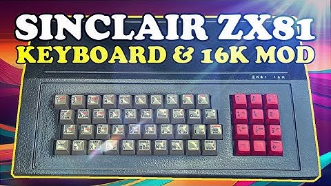 1981 SINCLAIR ZX81 Review, Fix, Modern Mods & Games
