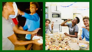 SEAFOOD Eating Contest & FOOD FIGHT Birthday Party!