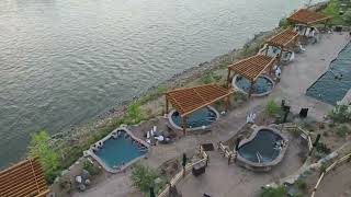 Iron Mountain Hot Springs from Above