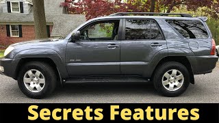 Toyota 4Runner Hidden Secrets