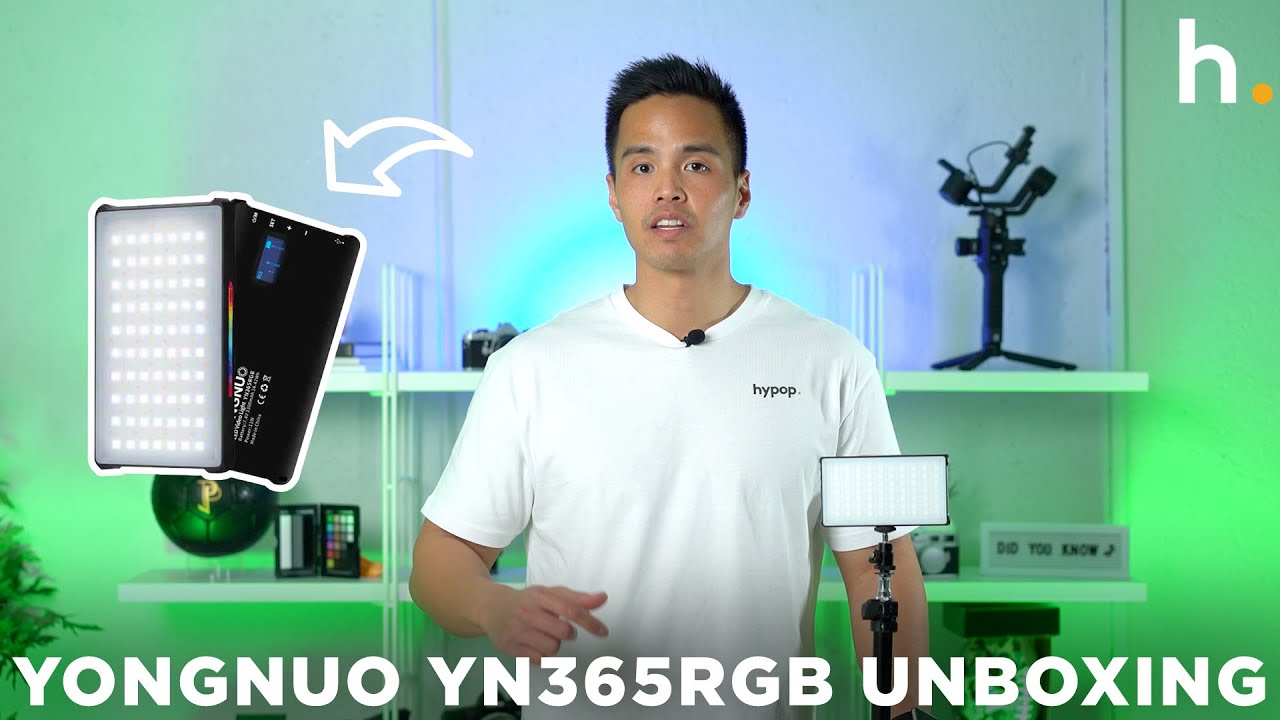 Yongnuo YN365 RGB LED Video Light | Unboxing & Review