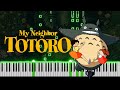 Tonari no totoro  my neighbor totoro    piano cover free midi