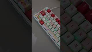 Honkai Star Rail Hyacine Themed Keycaps #keyboard #keycaps #helpmemakethismakesense