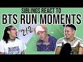 Siblings react to BTS run moments to watch before you sleep at night PART 2 | REACTION