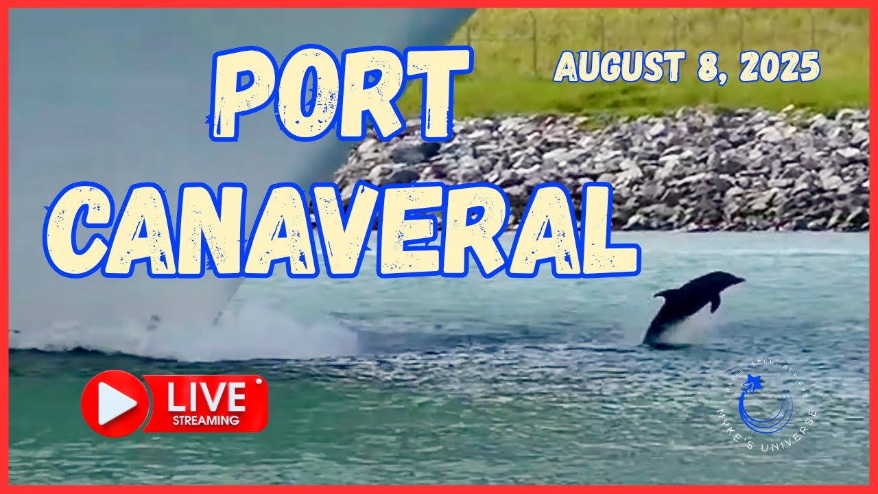 🔴 Port Canaveral - Live Cruise Departures Friday in 4K!