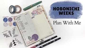 HOBONICHI WEEKS // Plan With Me // Jan 3-9, 2022