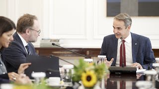 PM Kyriakos Mitsotakis’ meeting with European Commissioner for Energy and Housing Dan Jørgensen