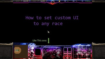 WC3 World Editor: How to add custom UI to any race