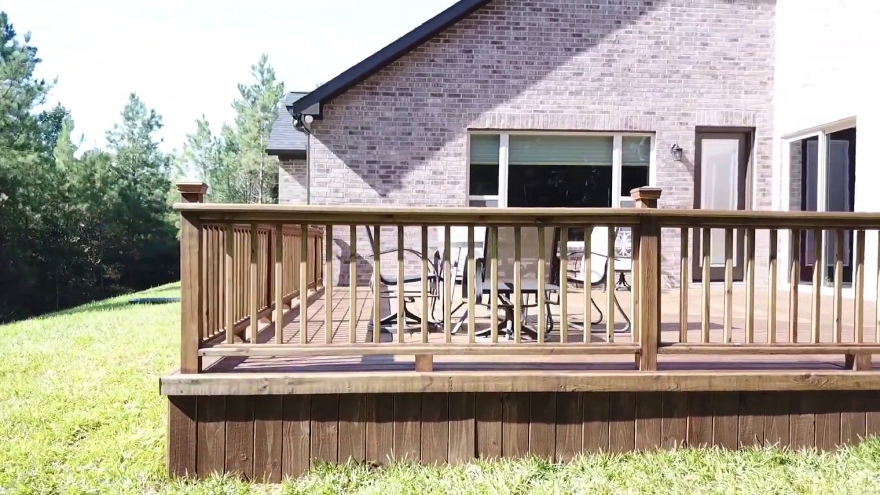 Custom Deck Drone Footage