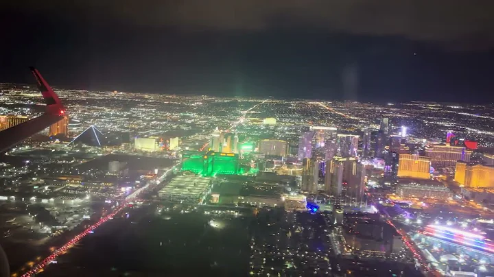 4K - Full Moon Night Las Vegas Departure - Volaris Y4 1743 - A321N - XA-VUF