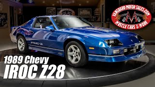 1989 Chevrolet Camaro IROC Z28 For Sale Vanguard Motor Sales #6028