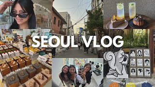 trying new things ✂  SEOUL VLOG: getting a haircut, new cafes, exploring yeonnamdong, vegan food!