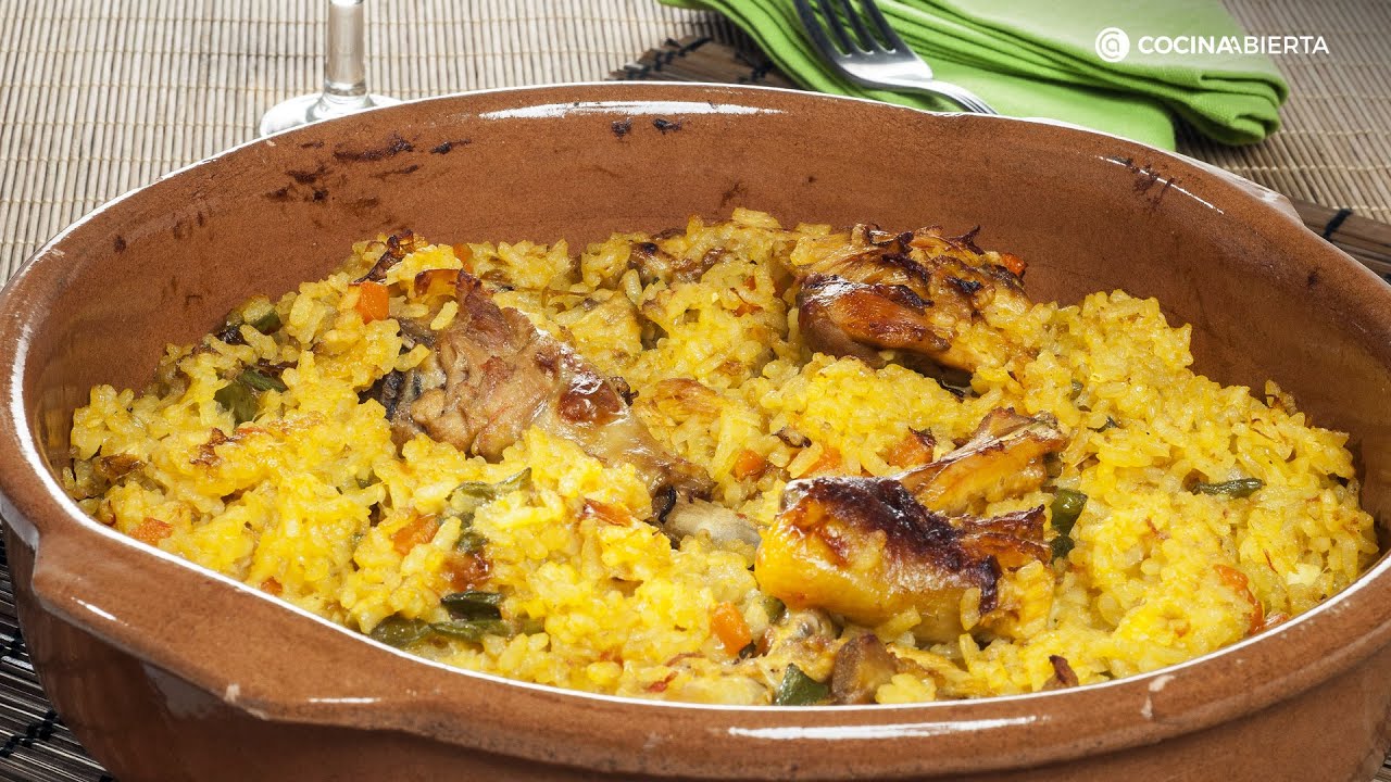 ARROZ CON POLLO y verduras al horno - Receta de Bruno Oteiza