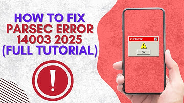 How To Fix Parsec Error 14003 | QUICK & EASY