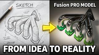 How to design an Exhaust Manifold in Autodesk Fusion