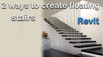 Two ways to create floating stairs in Revit