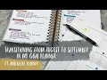 TRANSITIONING FROM AUGUST TO SEPTEMBER | ft. mäksēlife planner | tattooed teacher plans