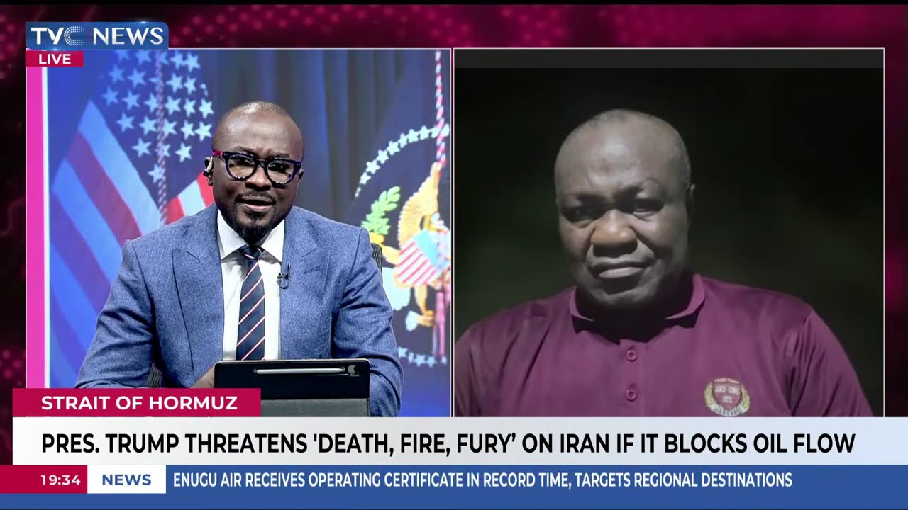 Pres Trump Threatens ''Death, Fire, Fury'' On Iran If It Blocks Oil Flow