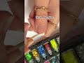 Easy french tip nail art with glitter link in description nailart2023 shorts youtubeshorts