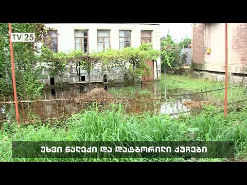 უხვი ნალექი და დატბორილი ქუჩები