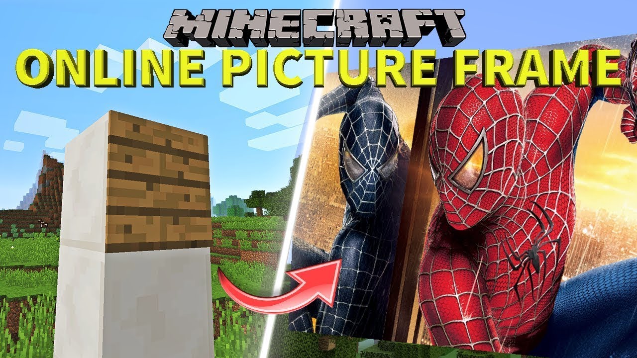 CUADROS PERSONALIZADOS EN MINECRAFT! - MODERN ONLINE PICTURE FRAME - MINECRAFT REVIEW MOD 1.21.3