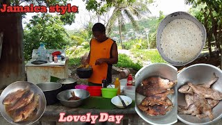 Cooking Fried Fish And White Rice/Jamaican Style🇯🇲 Nice Adventures