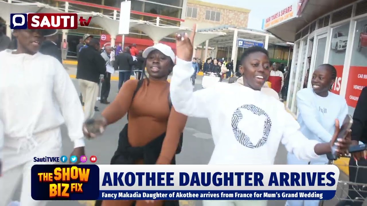 Akothee Daughter Fancy Makadia arrives from France for her mum's grand wedding to Omosh on Monday
