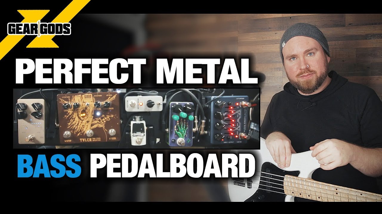 The Perfect Metal BASS Pedalboard!