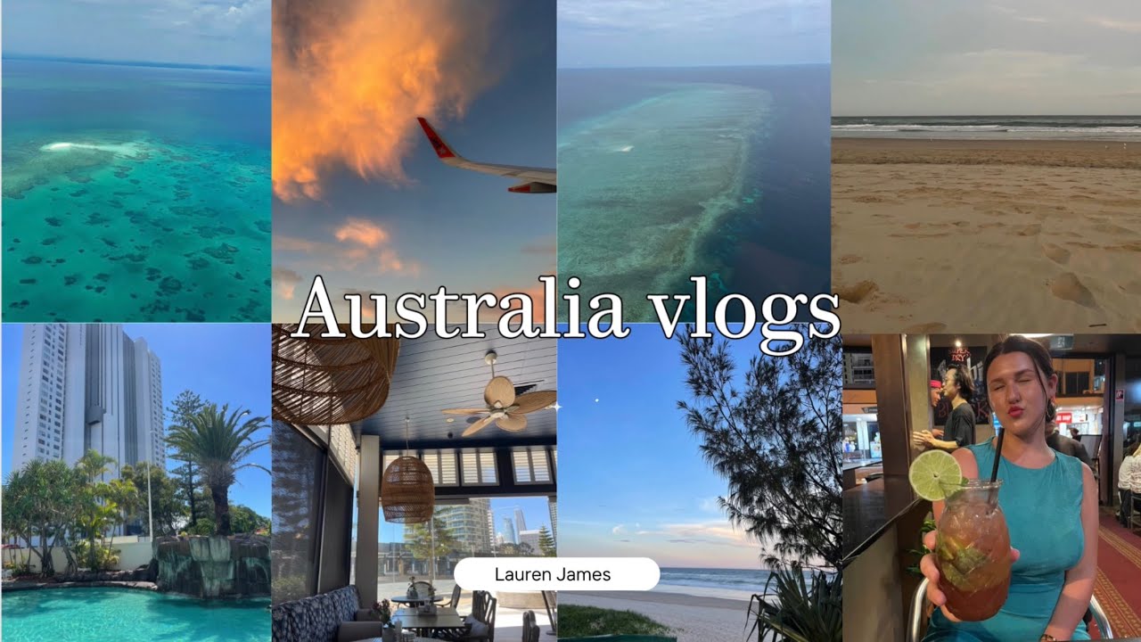 AUSTRALIA MINI VLOGS - Great Barrier Reef & Gold Coast travel ✈️🇦🇺🏝️