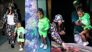 Cardi B and Offset take Kulture to the aquarium for first time!