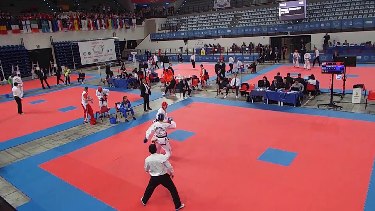 Galanis Emmanouil (GRE) v Christopher Dudman (ENG) - Male -71kg Sparring 1/4 Final