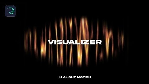 Audio visualizer in Alight motion.  | android | Thirsty Editor.