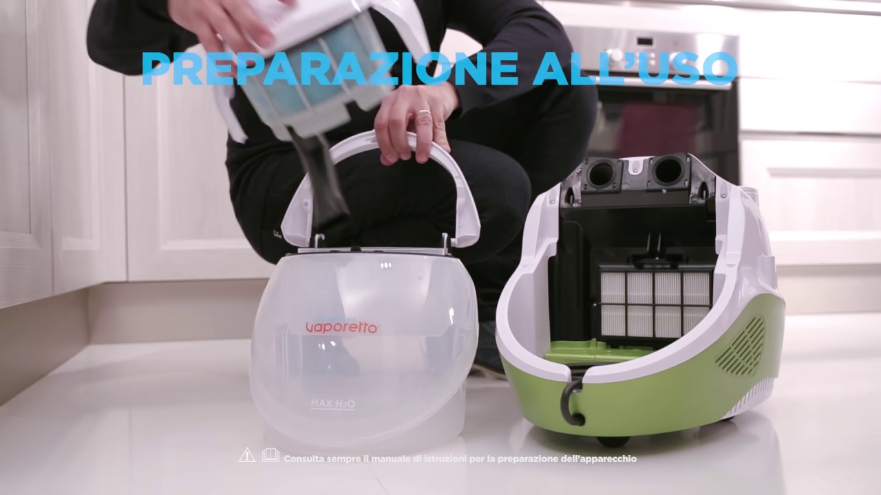 POLTI Vaporetto Lecoaspira - aspirapolvere ad acqua: la doppia forza della  natura - YouTube