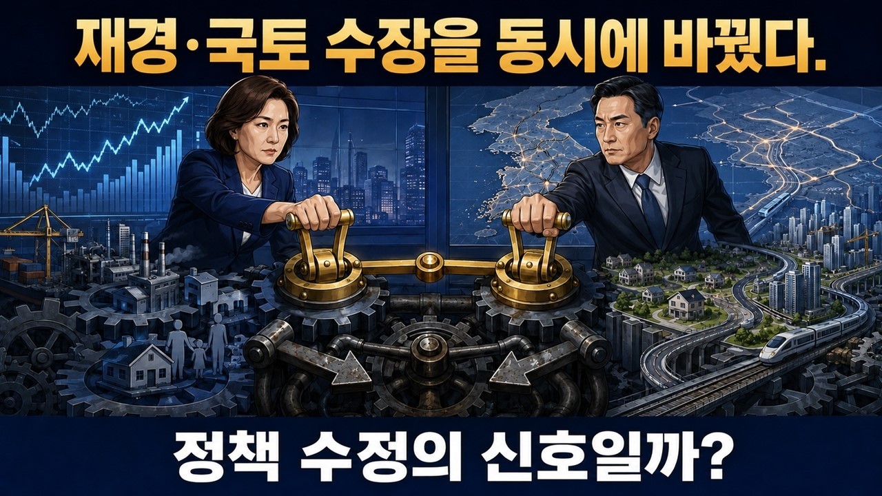 재경·국토 수장을 동시에 바꿨다.