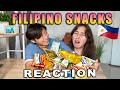 Foreigners react to popular filipino snacks 